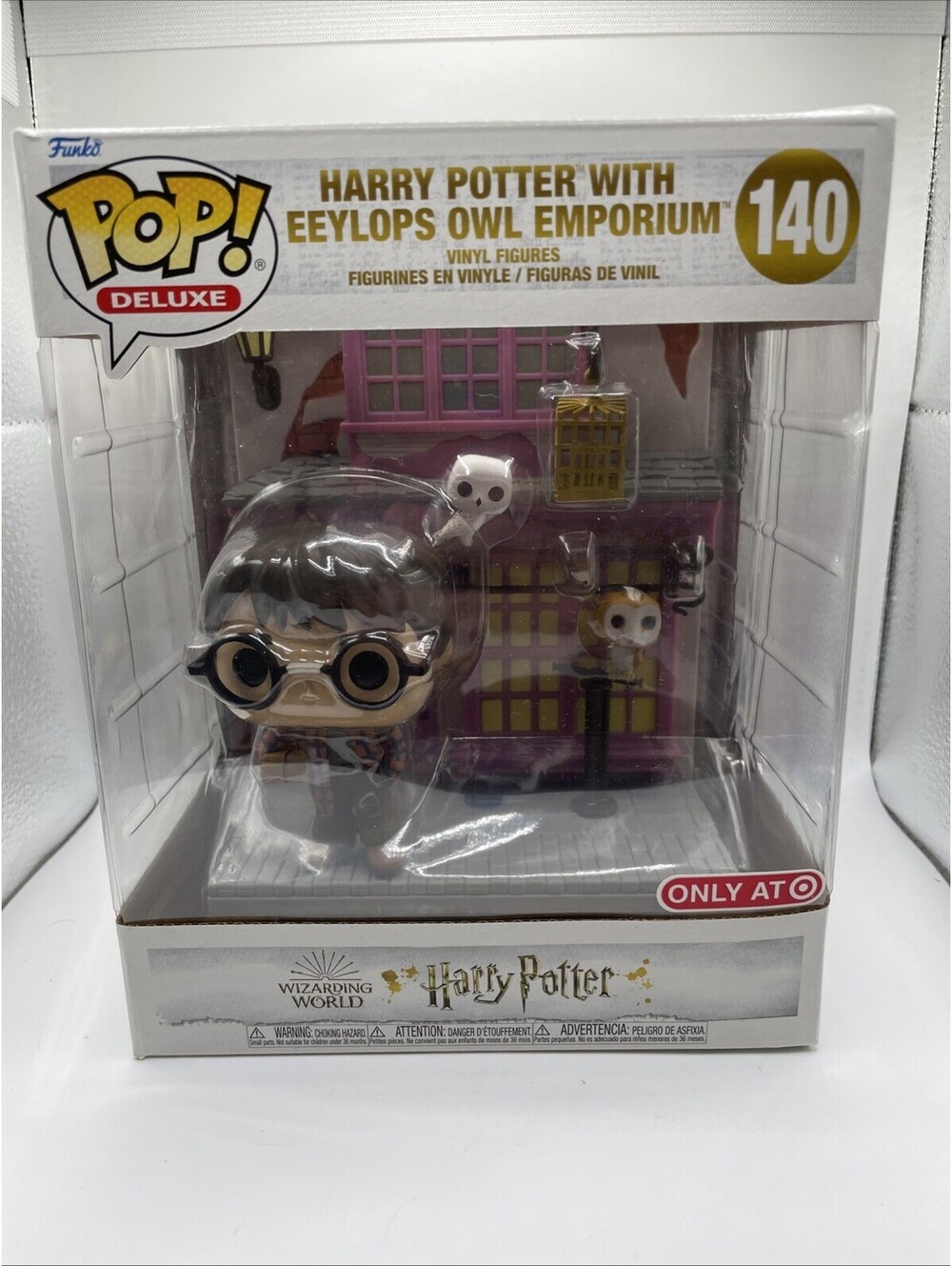 Funko Pop! 6" Deluxe Harry Potter With Eeylops Owl Emporium #140 Special Edition